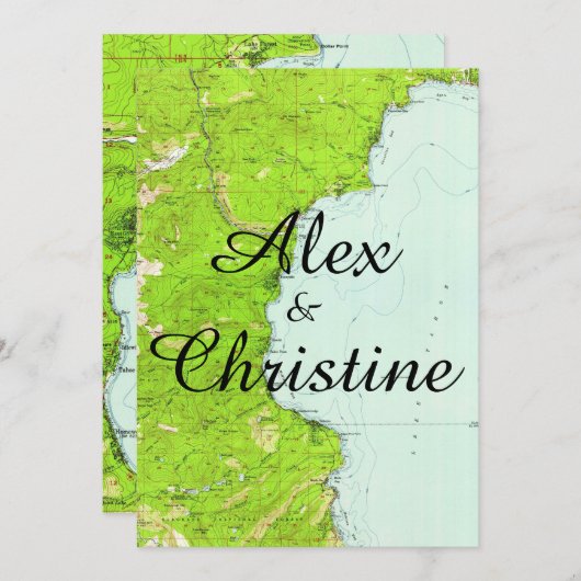 Uitnodiging tot het uitzenden van een laardekaartj (Voorkant / Achterkant)