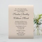 Uitnodiging tot het uitzenden van een lederen blik (Staand voorkant)