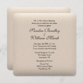 Uitnodiging tot het uitzenden van een lederen blik (Voorkant / Achterkant)