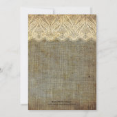 Uitnodiging tot het uitzenden van een lichte blauw (Achterkant)