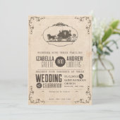 Uitnodiging tot het uitzenden van een liefdeshuwe (Staand voorkant)