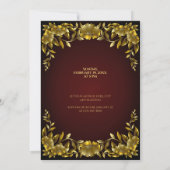 Uitnodiging tot het uitzenden van een luxe Regal G (Achterkant)