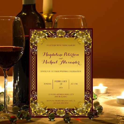 Uitnodiging tot het uitzenden van een luxe Regal G