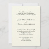 Uitnodiging tot het uitzenden van een peulkatholie (Achterkant)