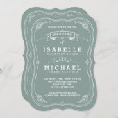  uitnodiging tot het uitzenden van een ribbel | Gr (Voorkant / Achterkant)