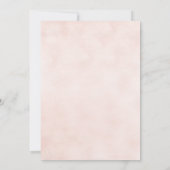 uitnodiging tot het uitzenden van een strandbruil (Achterkant)