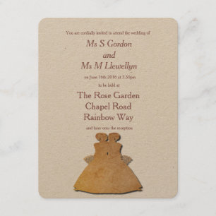 uitnodiging tot het uitzenden van het huwelijk me