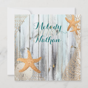 Uitnodiging tot het uitzenden van het Rustic Beach