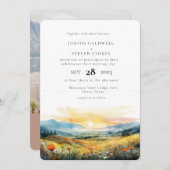 Uitnodiging tot het uitzenden van het Rustic Mount (Voorkant / Achterkant)