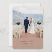 Uitnodiging tot het uitzenden van het Rustic Mount (Achterkant)