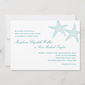 Uitnodiging tot het uitzenden van het Starfish Wed (Voorkant)