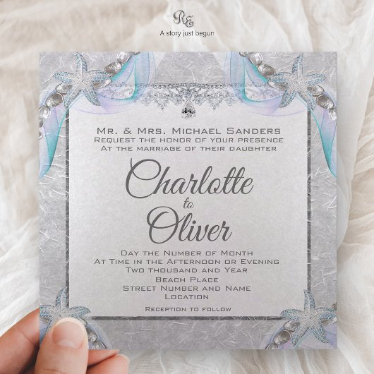 Uitnodiging tot het uitzenden van het strand