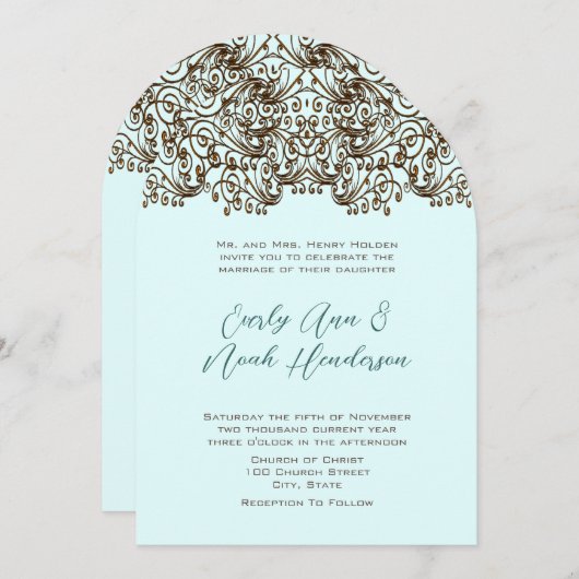 uitnodiging tot het uitzenden van IJzeren werkbru (Voorkant / Achterkant)