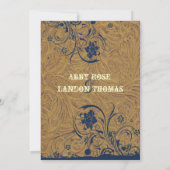 Uitnodiging tot het uitzenden van leder- en aardew (Achterkant)