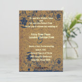 Uitnodiging tot het uitzenden van leder- en aardew (Staand voorkant)