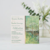 Uitnodiging tot het uitzenden van liefdadig  gekle (Staand voorkant)