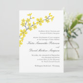 Uitnodiging tot het uitzenden van liefdegeel en gr (Staand voorkant)