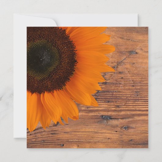 Uitnodiging tot het uitzenden van Rustige Oranje z (Achterkant)