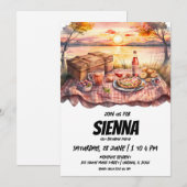 Uitnodiging tot het uitzicht van de zomerPicnic (Voorkant / Achterkant)