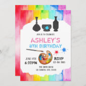 Uitnodiging tot het verven van aardewerk (Voorkant / Achterkant)