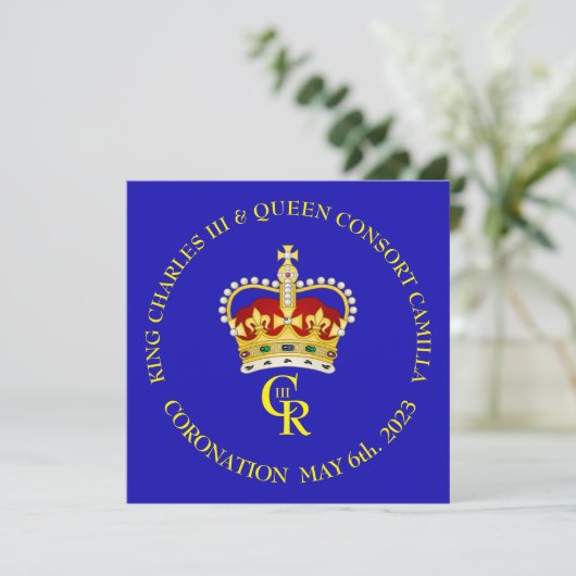 Uitnodiging tot het vieren van  kernatie (Staand voorkant)