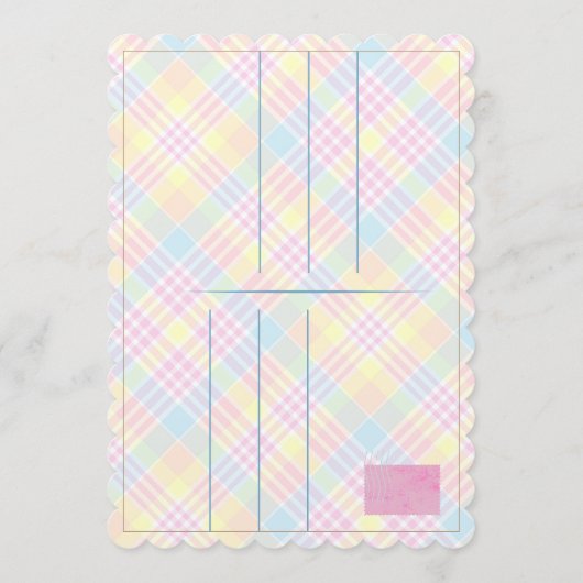 Uitnodiging tot het vieren van Pasen (Achterkant)