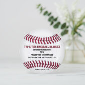 Uitnodiging tot honkbalbanket (Staand voorkant)