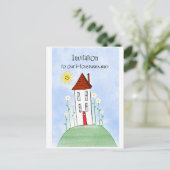 uitnodiging tot huishouden (Staand voorkant)