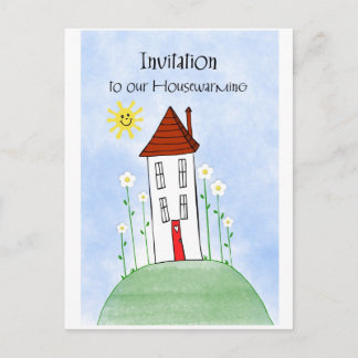 uitnodiging tot huishouden briefkaart