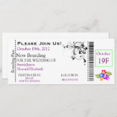 Uitnodiging tot inscheping (Voorkant / Achterkant)