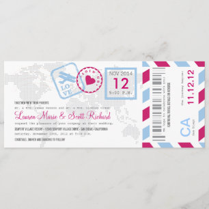 Uitnodiging tot inscheping van een vliegticket