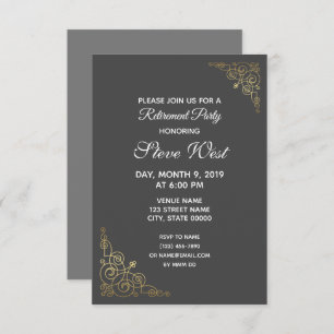  uitnodiging tot inschrijving gold filigree