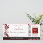 Uitnodiging tot kerstmis-roboardwedstrijd (Staand voorkant)