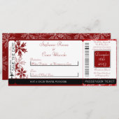 Uitnodiging tot kerstmis-roboardwedstrijd (Voorkant / Achterkant)