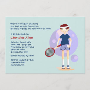 Uitnodiging tot Kind Tennis