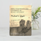 Uitnodiging tot laatste bruiloft (Staand voorkant)