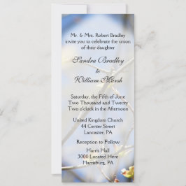 Uitnodiging tot lente-bloesems huwelijk