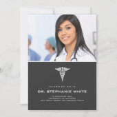 Uitnodiging tot medisch Afstuderen van Caduceus (Voorkant)