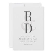 Uitnodiging tot moderne aankondiging van huwelijk