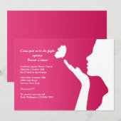 Uitnodiging tot nieuwe dag borstkanker (Voorkant / Achterkant)