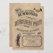 Uitnodiging tot ontheffing van rechter — partijend (Voorkant / Achterkant)