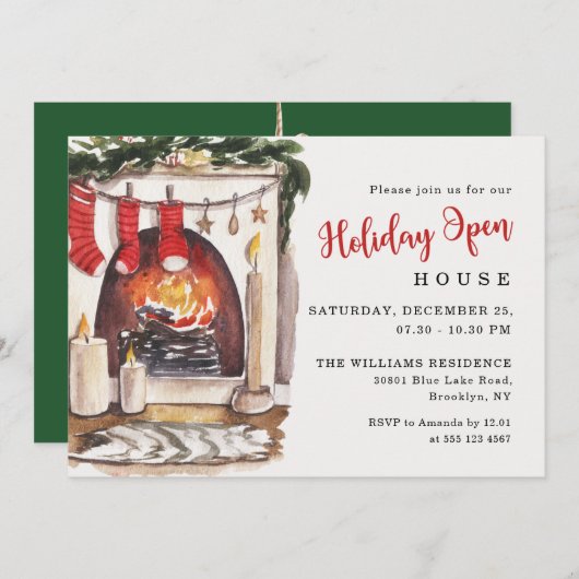 Uitnodiging tot opening van het Open Huis van Sol (Voorkant / Achterkant)