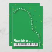 Uitnodiging tot overweging Piano (Voorkant / Achterkant)