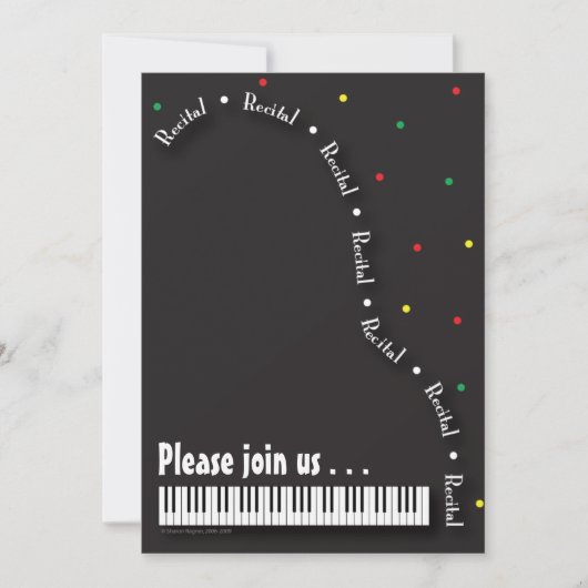 Uitnodiging tot overweging Piano (Voorkant)