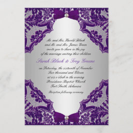 Uitnodiging tot Paarse en Zilverweddenschappen