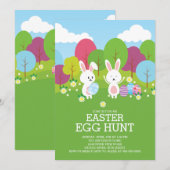 Uitnodiging tot paasbroodrooster Ecug Hunt (Voorkant / Achterkant)