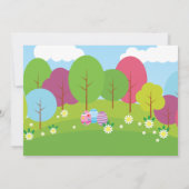 Uitnodiging tot paasbroodrooster Ecug Hunt Easter (Achterkant)