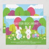 Uitnodiging tot paasbroodrooster Ecug Hunt Easter (Voorkant / Achterkant)