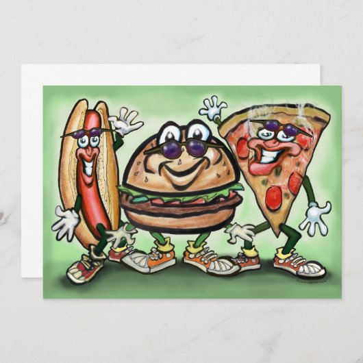 Uitnodiging tot partij (Voorkant / Achterkant)