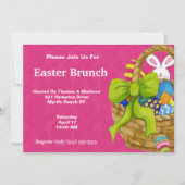 Uitnodiging tot Pasen-Brunch (Voorkant)